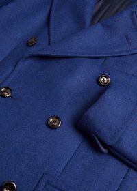 Paul Stuart Wool Double Breasted Coat, thumbnail 4