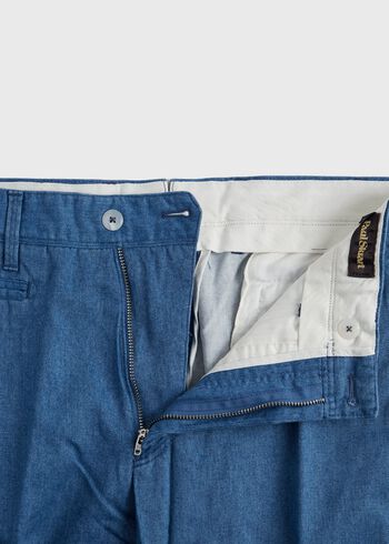 Paul Stuart Cotton Plain Front Dress Trouser