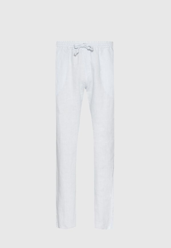 Paul Stuart Drawstring Washed Linen Pant, image 1