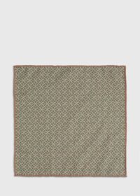 Paul Stuart Reversible Floral Print Pocket Square, thumbnail 3