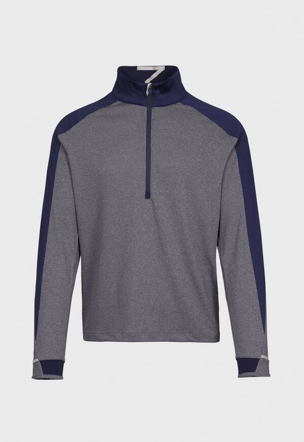 Paul Stuart Mélange Knit Quarter Zip, image 1
