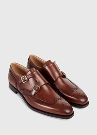 Paul Stuart Hawthorne Leather Double Monk Strap, thumbnail 8