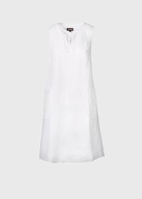 Paul Stuart Linen Dress With Macramé Lace, thumbnail 1