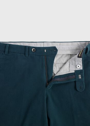 Paul Stuart Brushed Cotton Plain Front Newton Pant