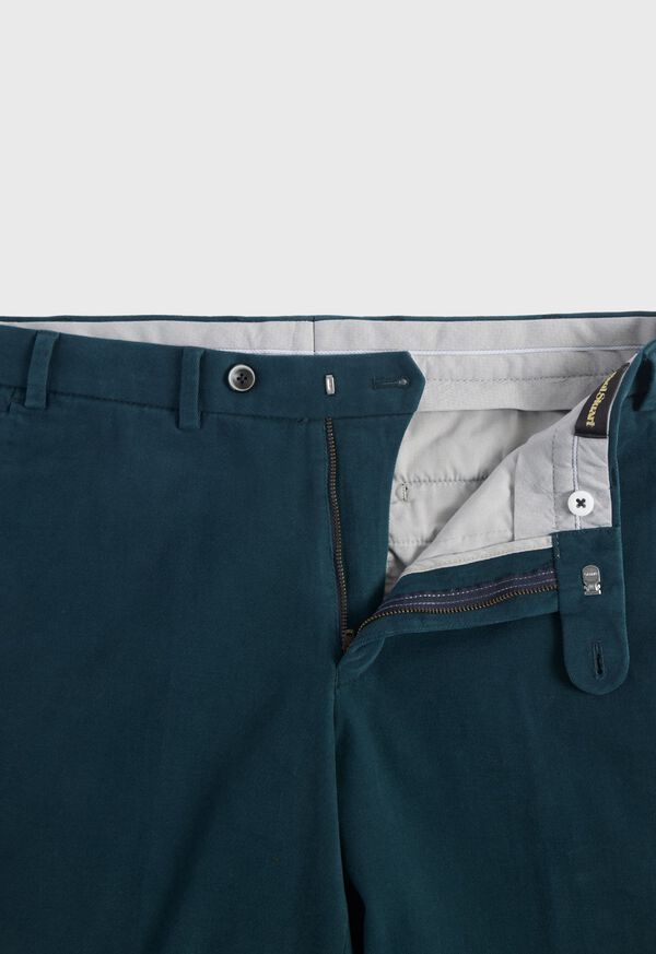 Paul Stuart Brushed Cotton Plain Front Newton Pant, image 2