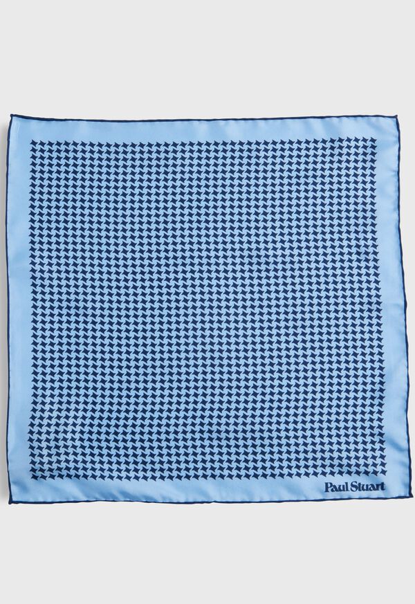 Paul Stuart Printed Silk Houndstooth Pocket square, image 2