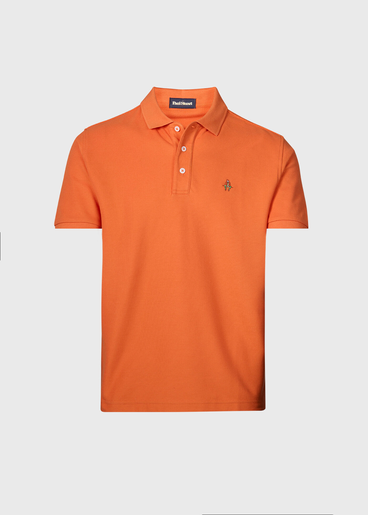 Cotton Piqué Logo Polo