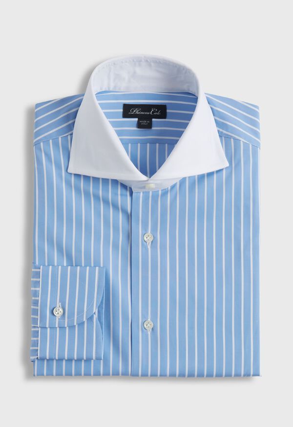 Paul Stuart Cotton Stripe Dress Shirt, image 1