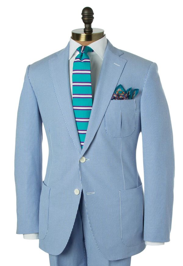 Paul Stuart Paul Fit Seersucker Suit, image 1