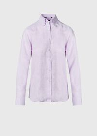 Paul Stuart Linen Solid Color Blouse, thumbnail 1