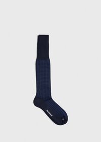Paul Stuart Cotton Blend Box Motif Sock, thumbnail 1