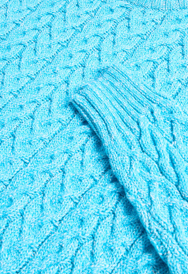 Paul Stuart Cotton Cable Crewneck Sweater, image 4