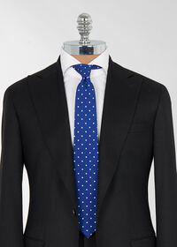 Paul Stuart Silk Shantung Dot Tie, thumbnail 2