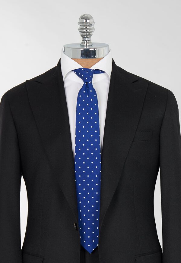 Paul Stuart Silk Shantung Dot Tie, image 2