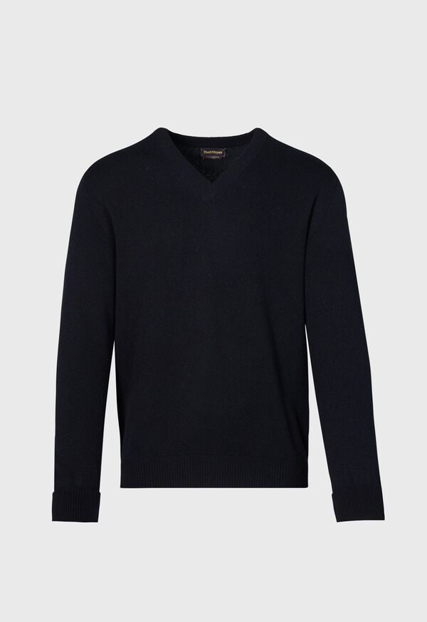 Paul Stuart Classic Cashmere V-Neck Sweater, image 1