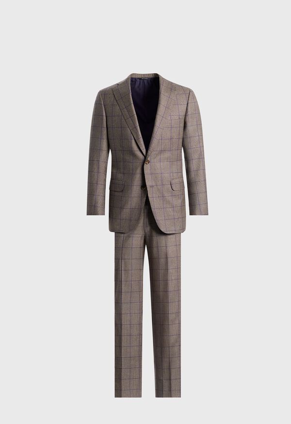 Paul Stuart Super 130s Wool Deco Plaid Suit, image 1