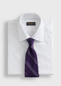 Paul Stuart Silk Grenadine Stripe Tie, thumbnail 2