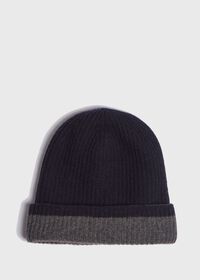 Paul Stuart Reversible Cashmere Knit Hat, thumbnail 2