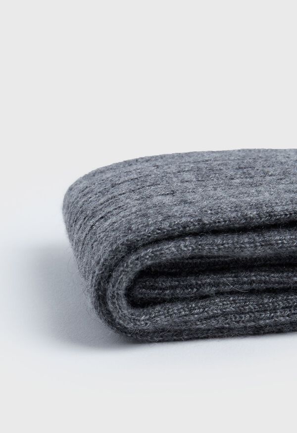 Paul Stuart Cashmere Ribbed Sock, image 2