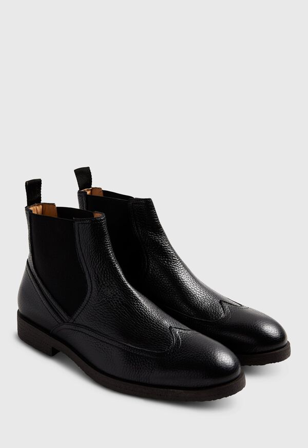 Paul Stuart Makay Leather Wingtip Chelsea Boot, image 5