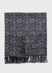Paul Stuart Printed Silk Tubular Scarf, thumbnail 1