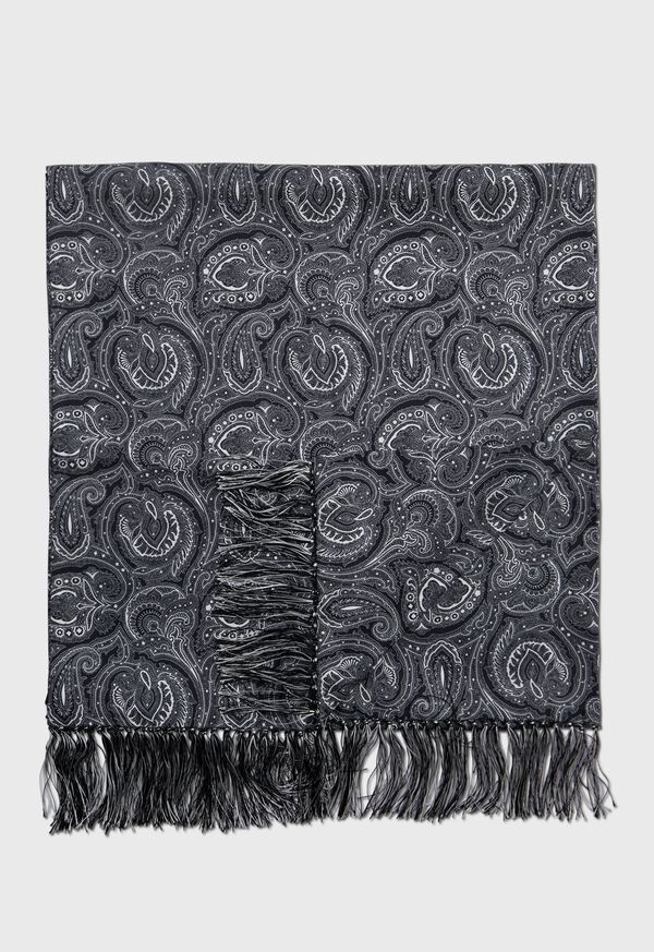Paul Stuart Printed Silk Tubular Scarf, image 1