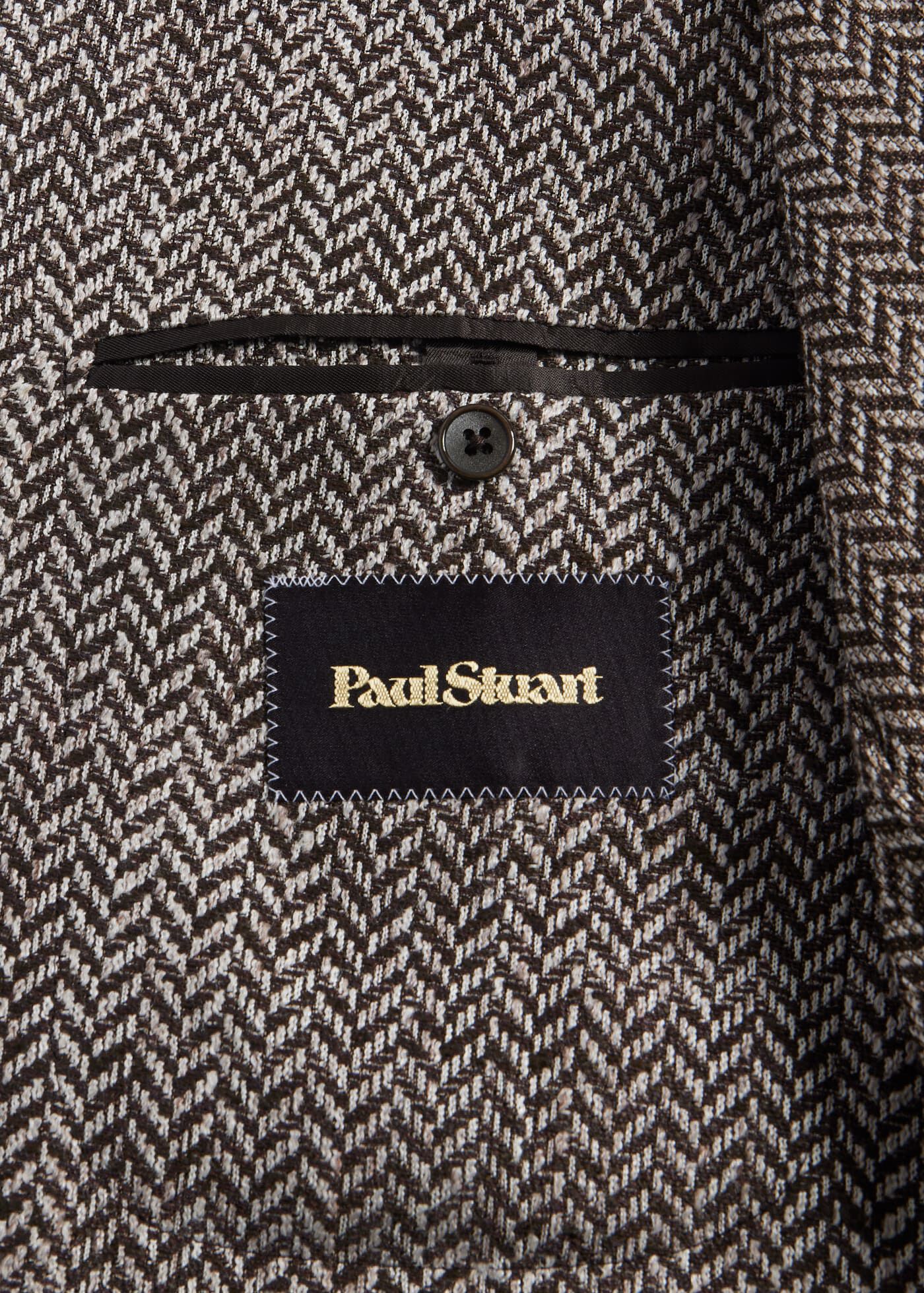Silk & Linen Herringbone Jacket Silk & Linen Herringbone Jacket