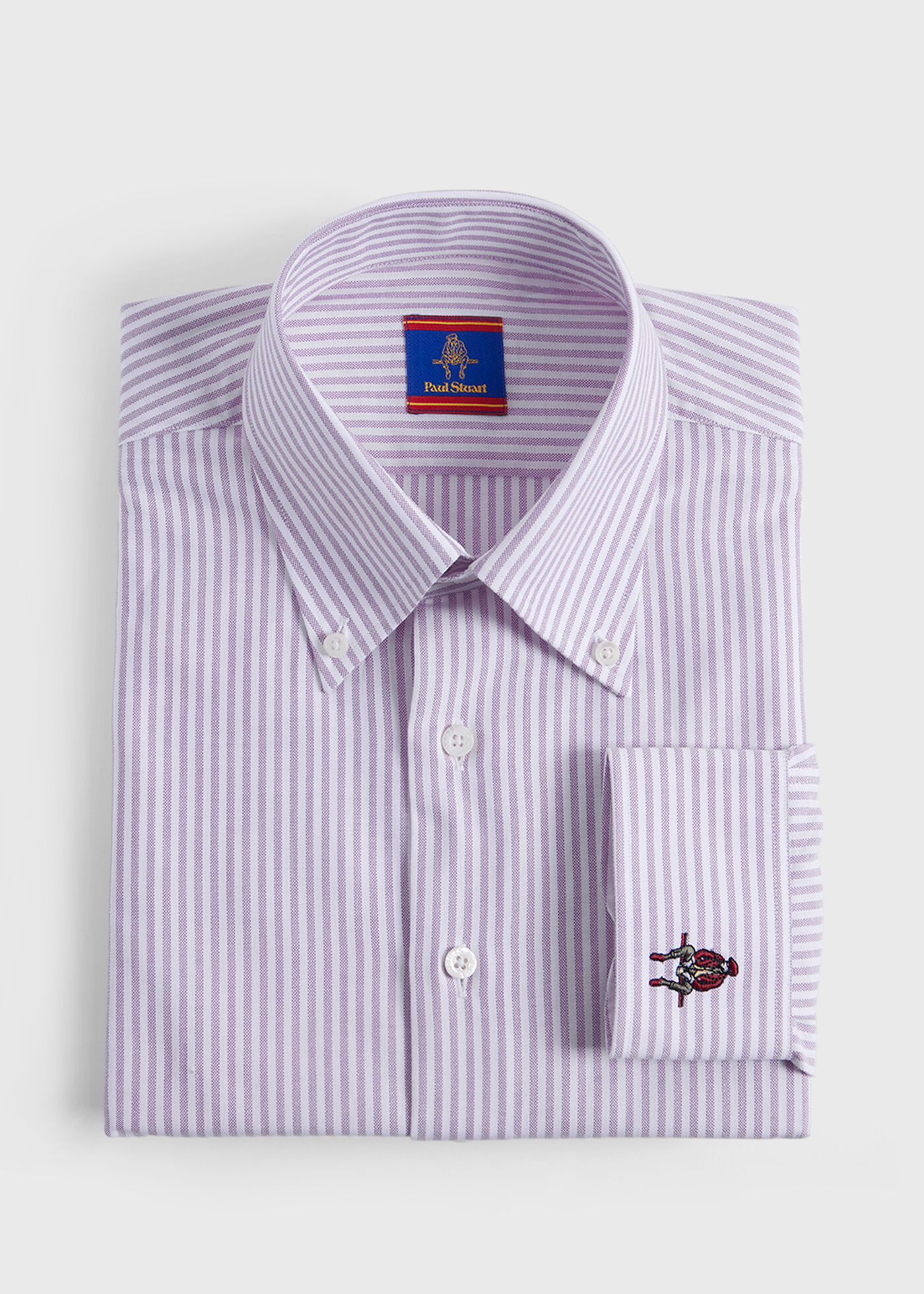 Cotton Oxford Striped Sport Shirt