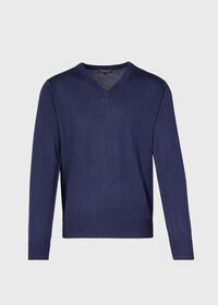 Paul Stuart Merino Wool V-Neck Sweater, thumbnail 1