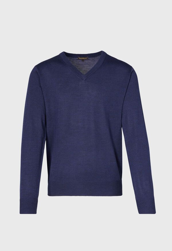 Paul Stuart Merino Wool V-Neck Sweater, image 1