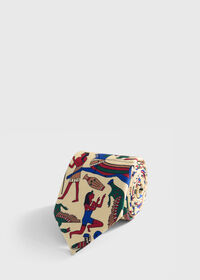 Paul Stuart Printed Silk Tie, thumbnail 1