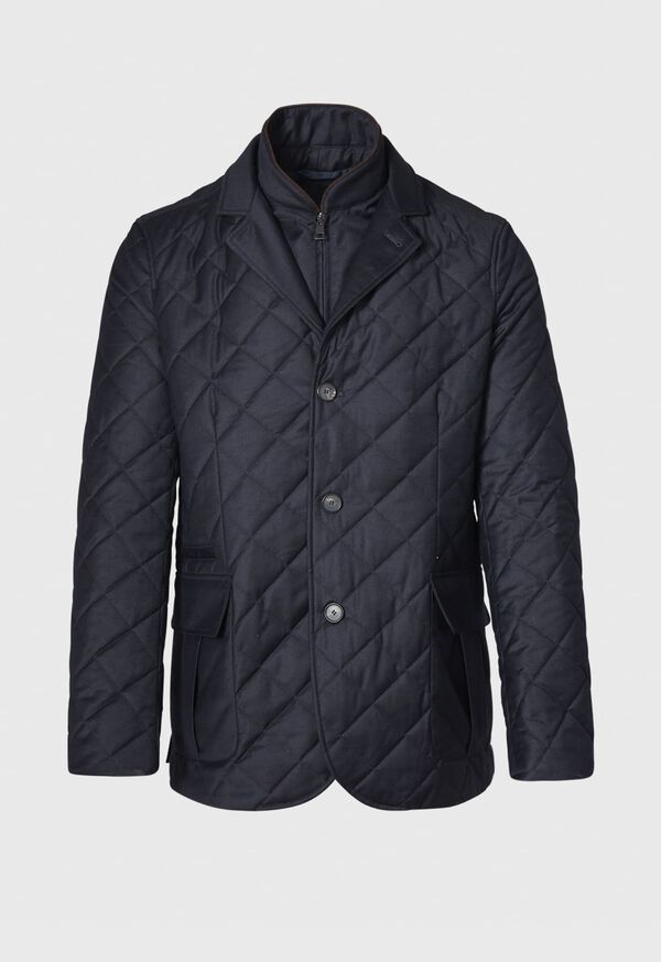 Paul Stuart Storm System Quilted Blazer with Gilet, image 1