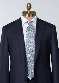Paul Stuart Printed Silk Spring Floral Tie, thumbnail 2