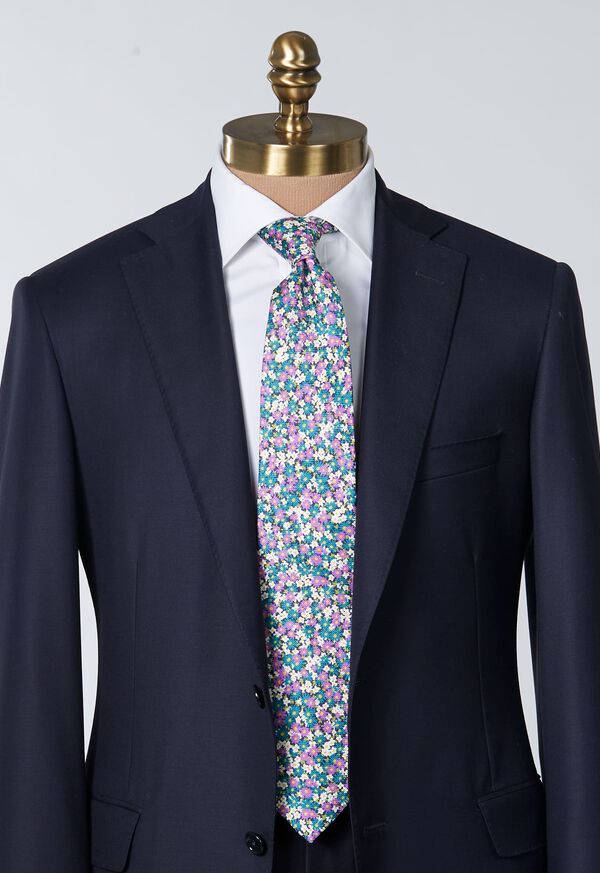 Paul Stuart Printed Silk Spring Floral Tie, image 2