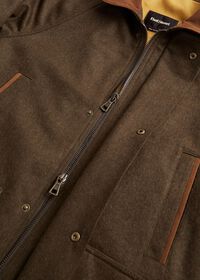 Paul Stuart Wool Loden Field Coat with Contrast Interior, thumbnail 4