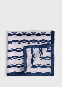 Paul Stuart Silk Horizontal Wave Bandana, thumbnail 1