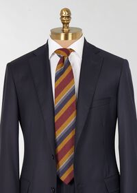 Paul Stuart Printed Multi Color Stripe Tie, thumbnail 2