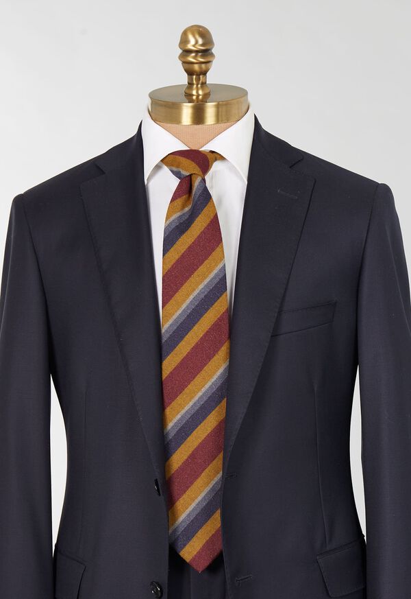 Paul Stuart Printed Multi Color Stripe Tie, image 2