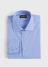 Paul Stuart Blue Slim Fit Dress Shirt, thumbnail 1