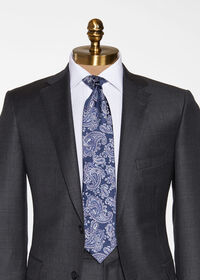 Paul Stuart Satin Paisley Tie, thumbnail 2