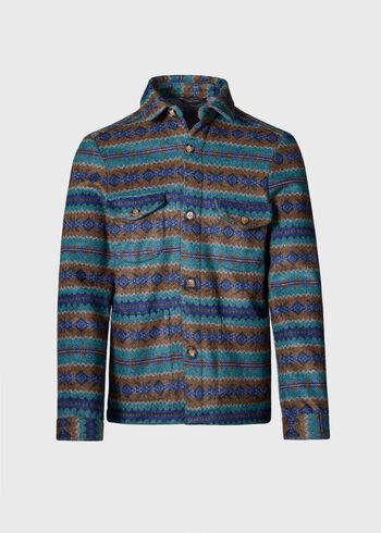 Paul Stuart Printed Overshirt