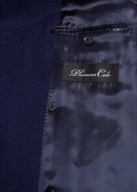 Paul Stuart Navy Double Breasted Military Coat, thumbnail 4