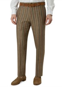 Paul Stuart Deco Stripe Linen Trouser, thumbnail 1