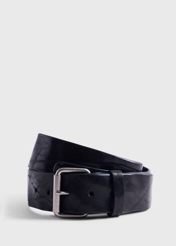 Paul Stuart Wide Vintage Leather Belt