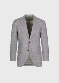 Paul Stuart Lightweight Silk & Linen Parquet Jacket, thumbnail 1