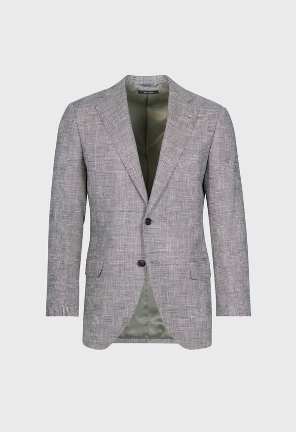 Paul Stuart Lightweight Silk & Linen Parquet Jacket, image 1