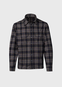 Paul Stuart Wool Plaid Overshirt, thumbnail 1