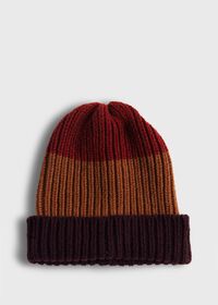 Paul Stuart Cashmere Tri Color Beanie, thumbnail 1