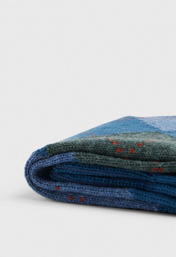 Paul Stuart Wool Blend Argyle Sock, image 2