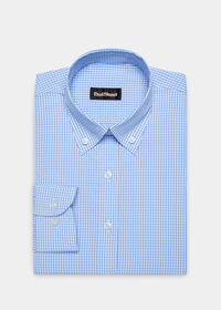 Paul Stuart Gingham Classic Fit Cotton Button Down Shirt, thumbnail 1